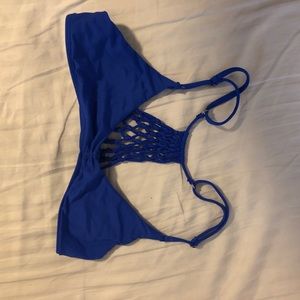 Blue Low cut Bikini